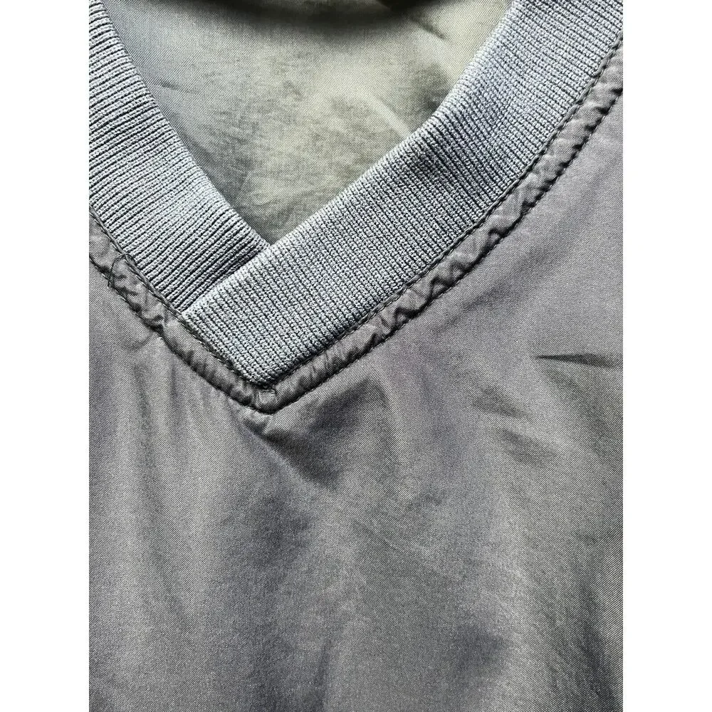 Stone Hill Golf Jacket‎ Men's XL Pullover Windbreaker V-Neck Navy Blue Solid